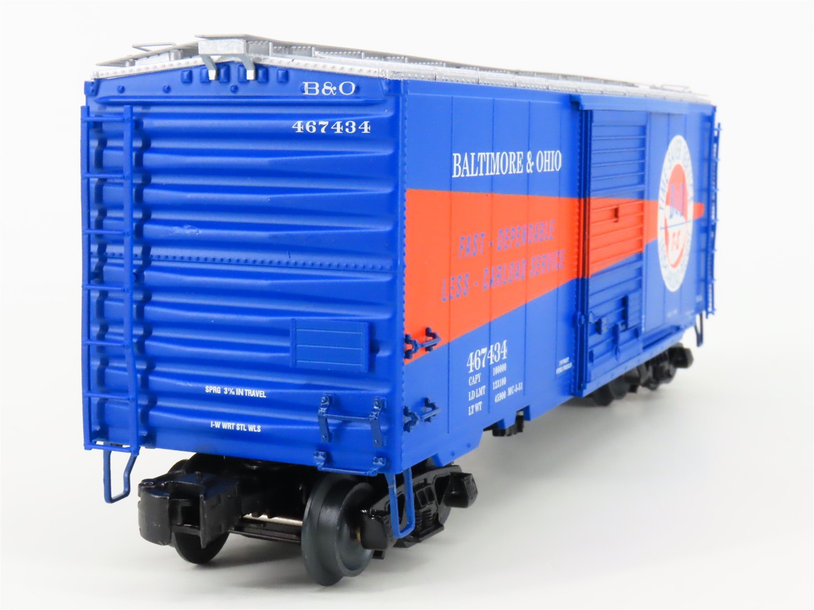 O Gauge 3-Rail Lionel VISION Line 2126370 B&O Time Saver Box Car #467434 w/Sound