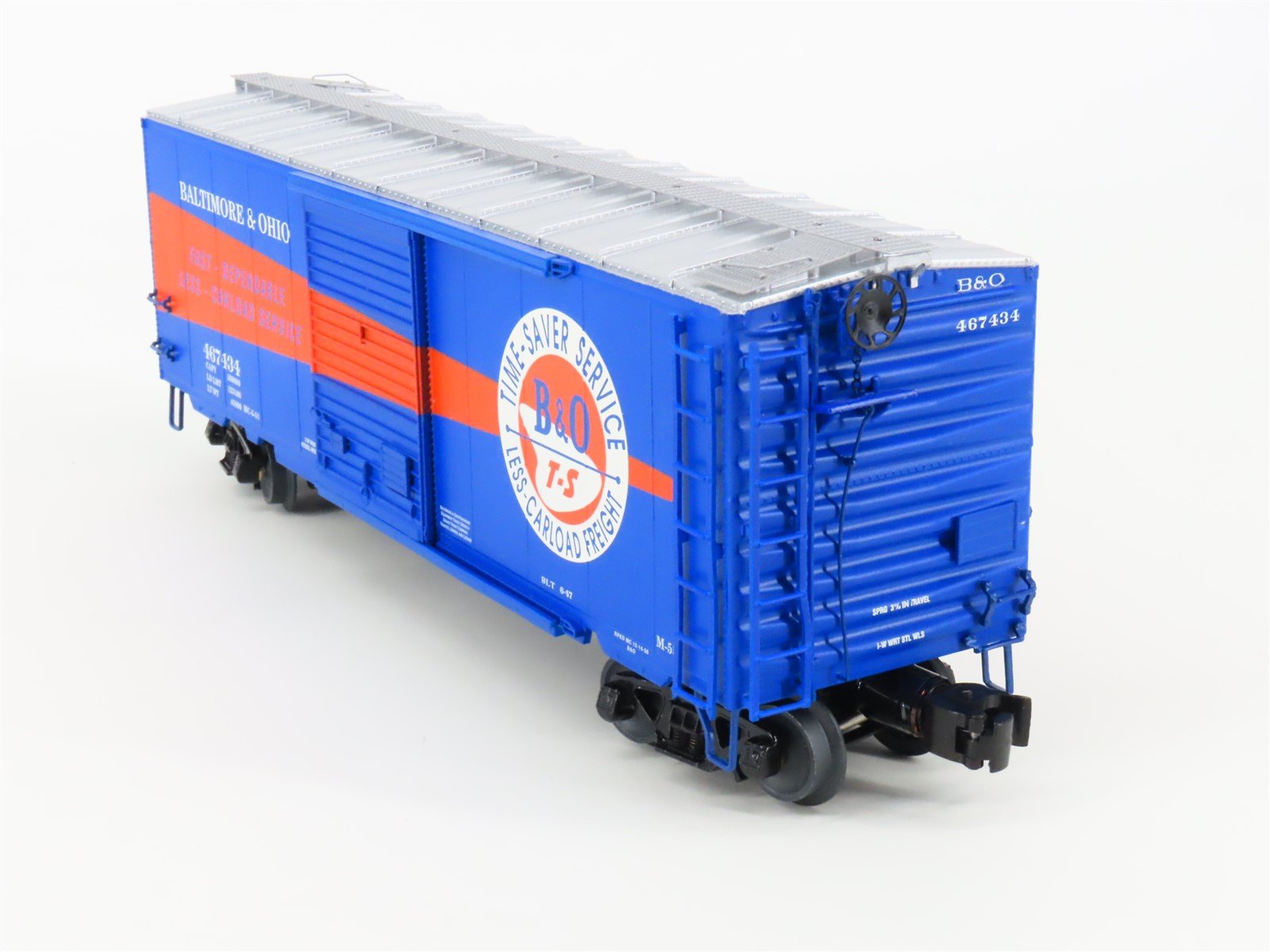 O Gauge 3-Rail Lionel VISION Line 2126370 B&O Time Saver Box Car #467434 w/Sound