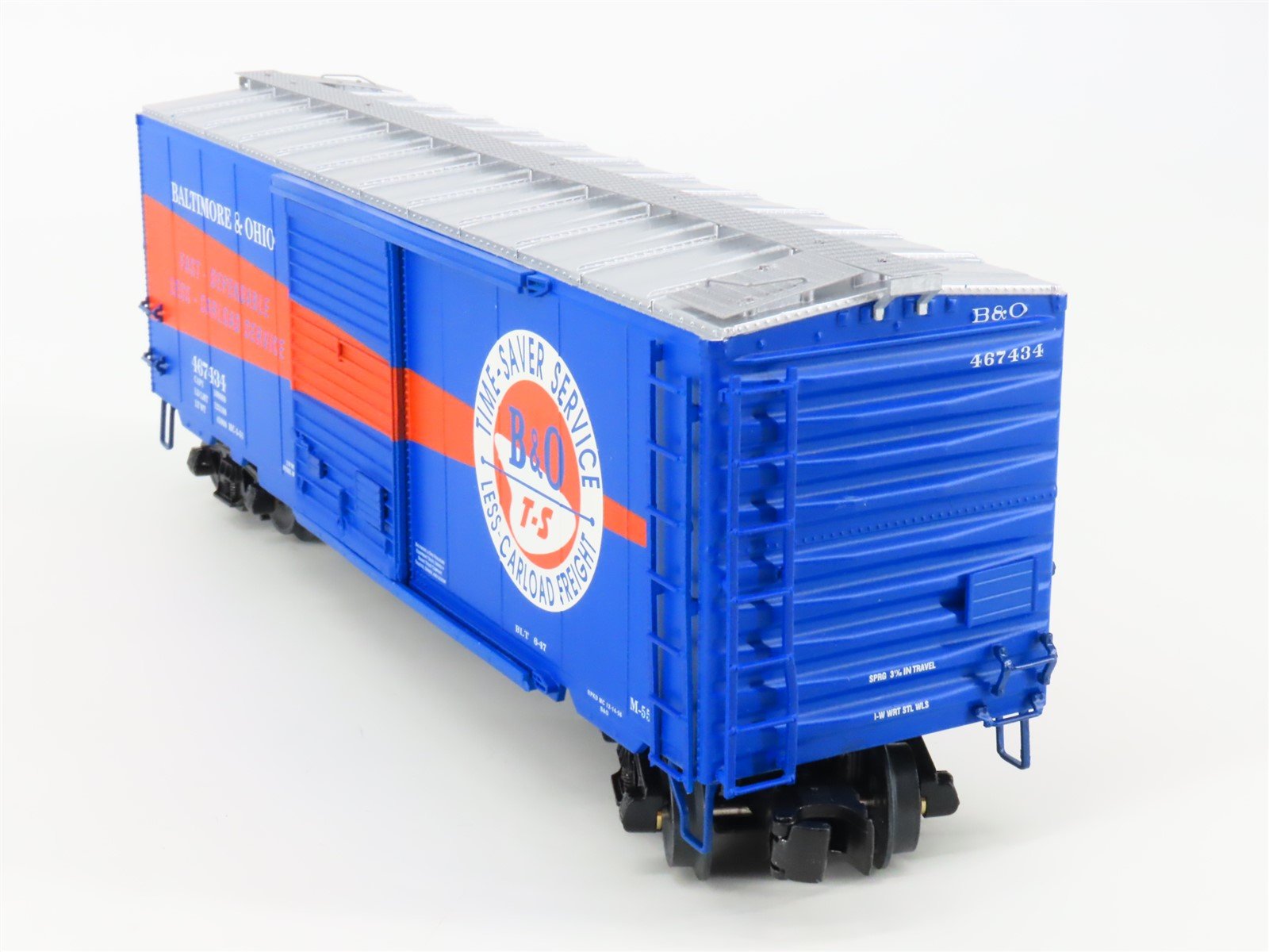 O Gauge 3-Rail Lionel VISION Line 2126370 B&O Time Saver Box Car #467434 w/Sound