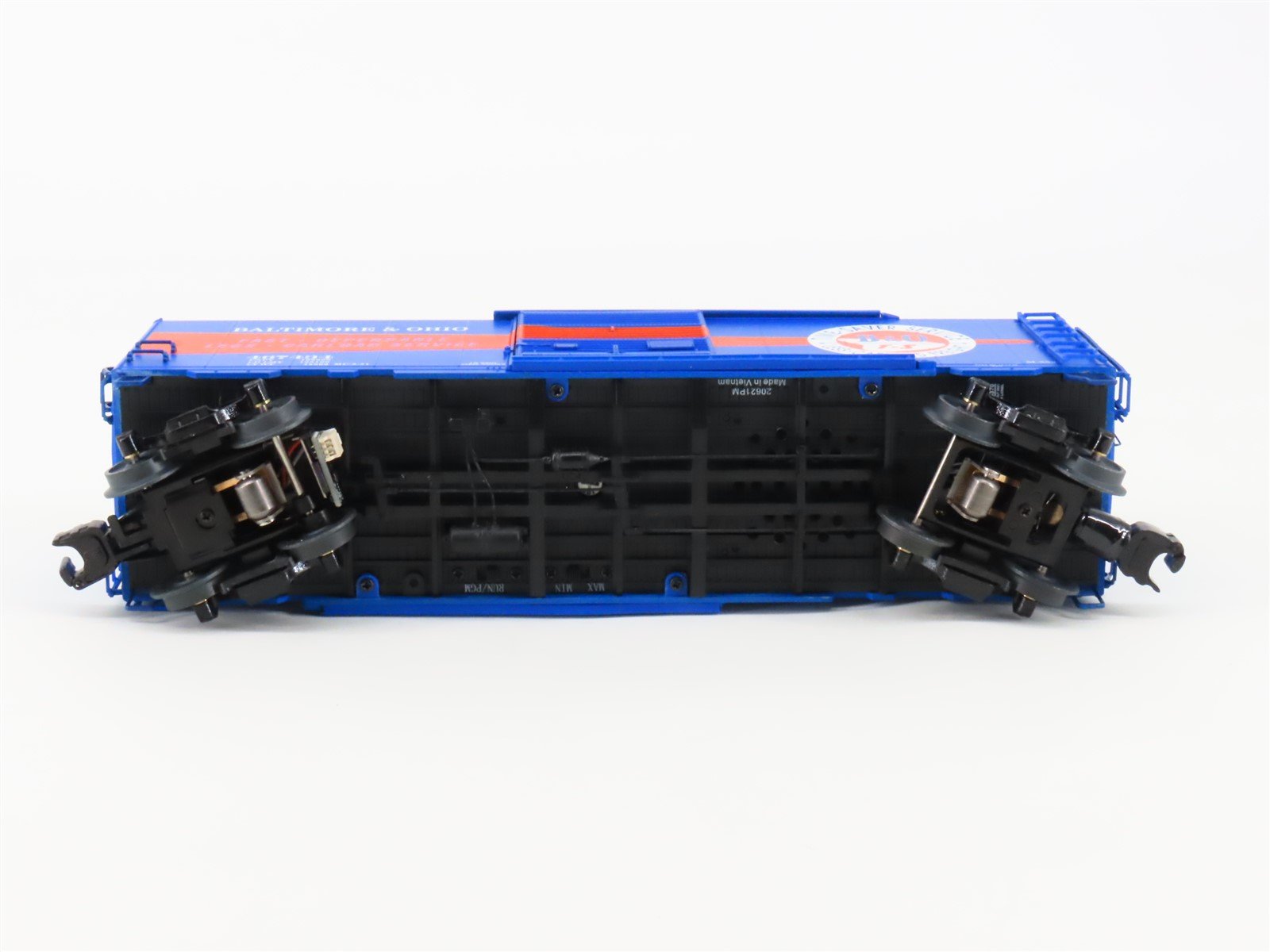 O Gauge 3-Rail Lionel VISION Line 2126370 B&O Time Saver Box Car #467434 w/Sound