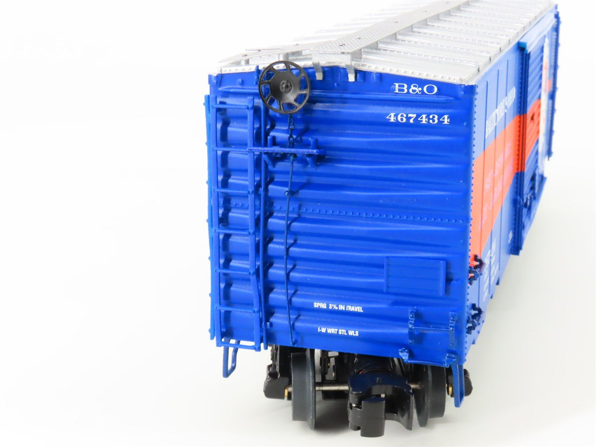 O Gauge 3-Rail Lionel VISION Line 2126370 B&amp;O Time Saver Box Car #467434 w/Sound