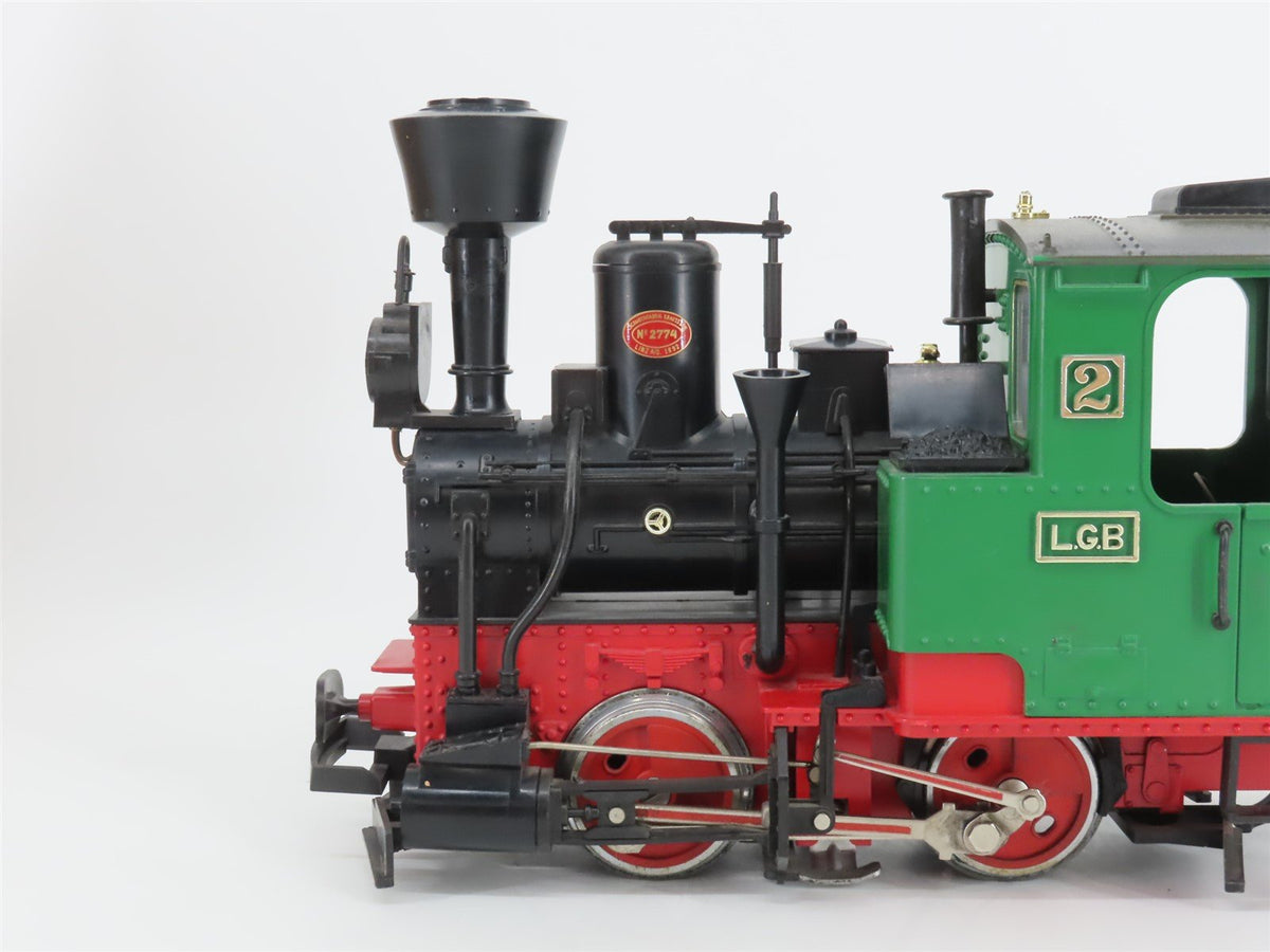 G Scale LGB Green 0-4-0 Steam Locomotive #2