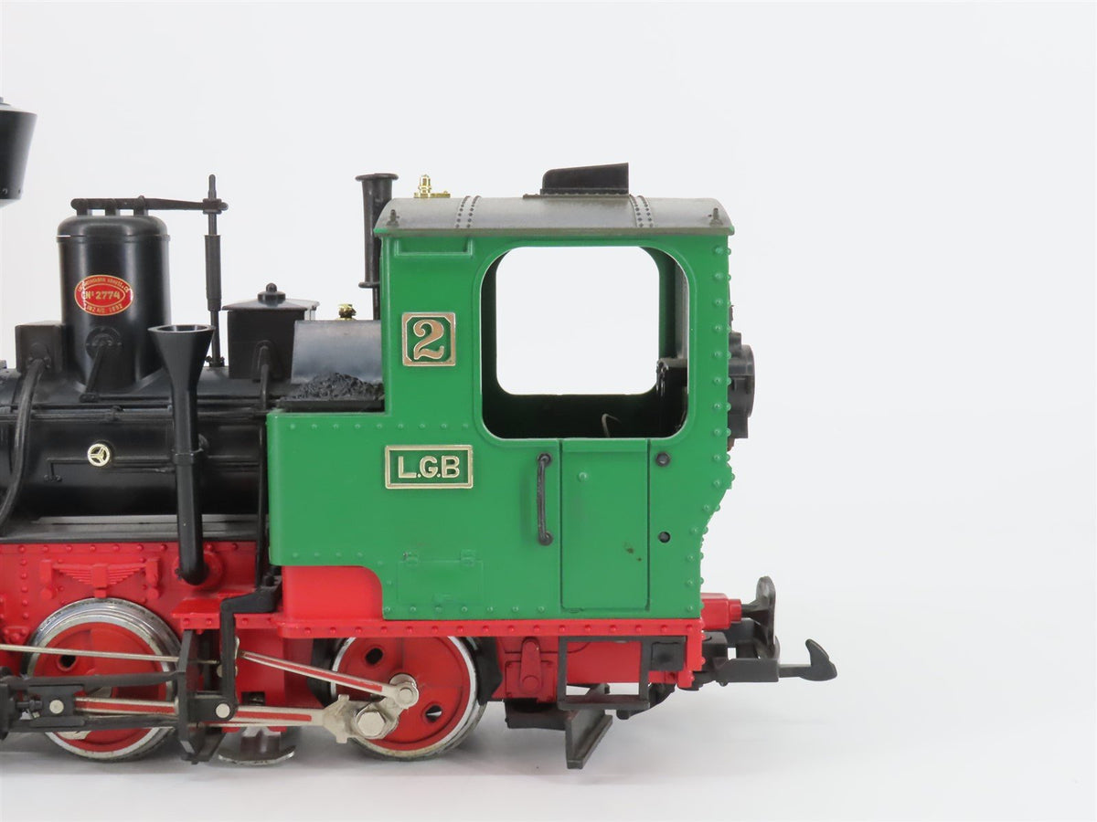 G Scale LGB Green 0-4-0 Steam Locomotive #2