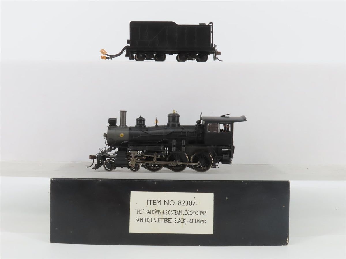 HO Scale Bachmann Spectrum 82307 Unlettered Baldwin 4-6-0 Steam - DCC Ready