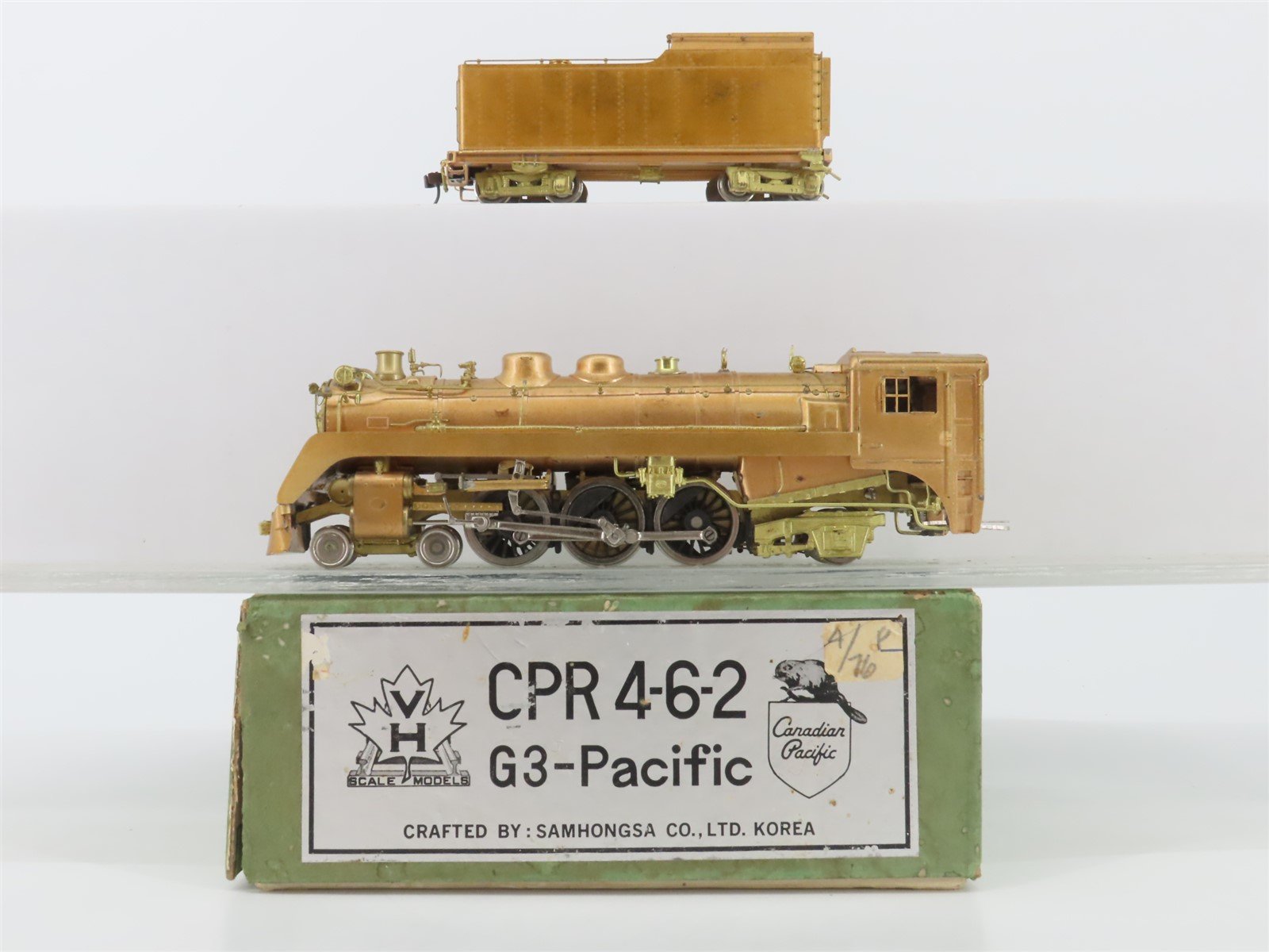 HO Scale Van Hobbies VH/Samhongsa BRASS Undecorated 4-6-2 G3 Pacific Steam