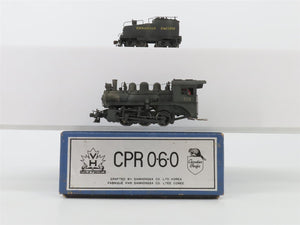 HO Van Hobbies VH/Samhongsa CP Canadian Pacific 0-6-0 Steam - Custom & Weathered