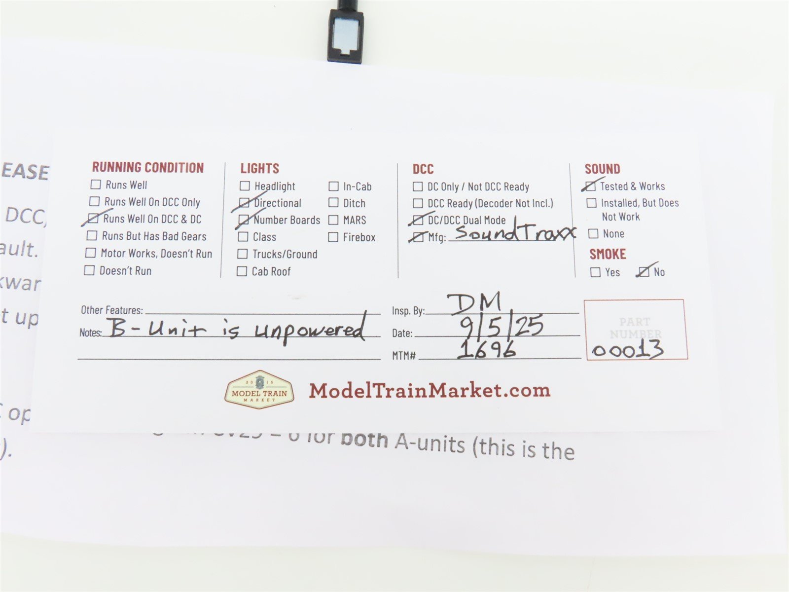 HO Rapido 210003 The Canadian FP9A/B/A Diesel Passenger Train Set w/ DCC & Sound