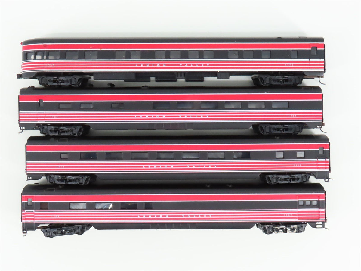 HO Scale IHC LV Lehigh Valley John Wilkes Smooth Side 4-Car Passenger Set