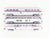 HO Scale AMTK Amtrak Superliner 3-Car Passenger Set