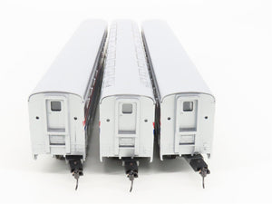 HO Scale AMTK Amtrak Superliner 3-Car Passenger Set