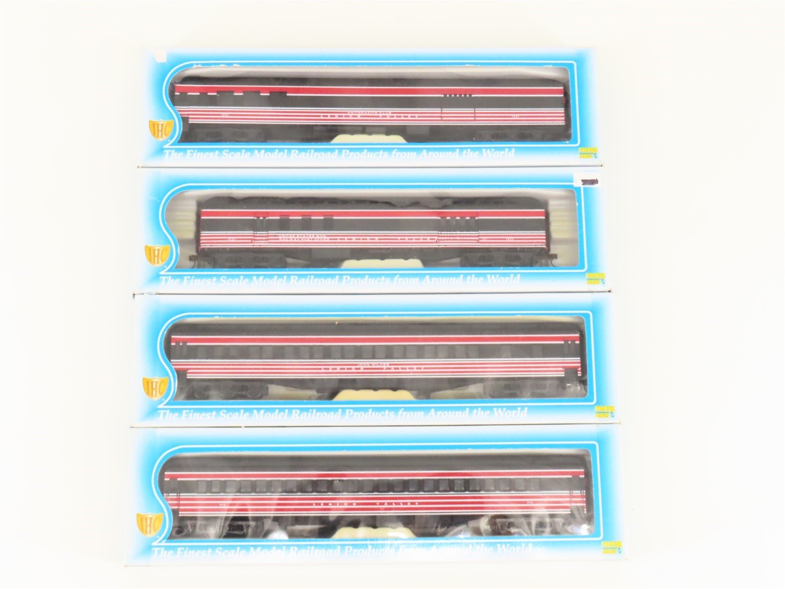 HO Scale IHC Premier Series LV Lehigh Valley 4-Car Passenger Set