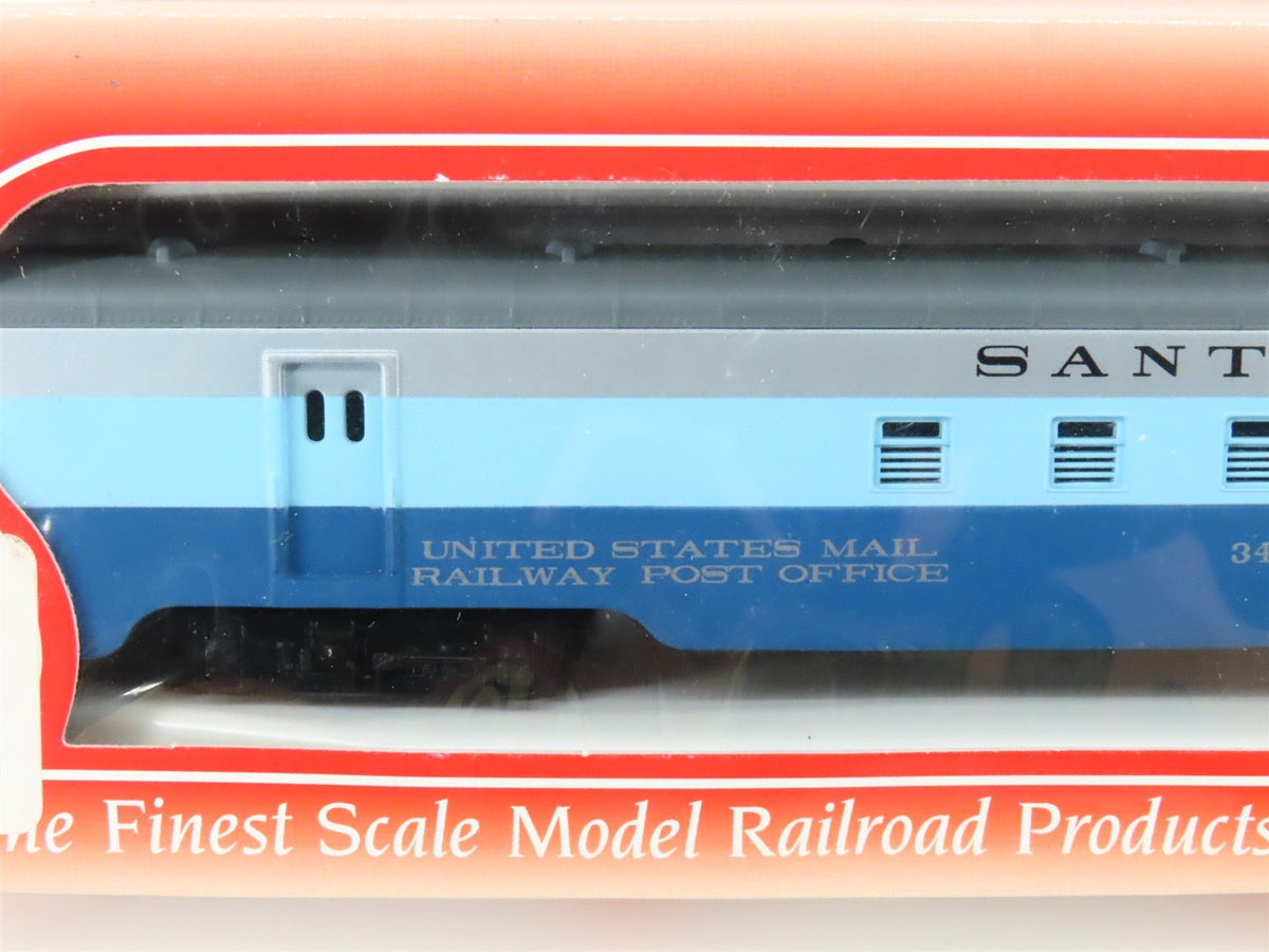 LOT of 9 HO IHC Premier Series / AHM ATSF Santa Fe &quot;Blue Goose&quot; Passenger Cars
