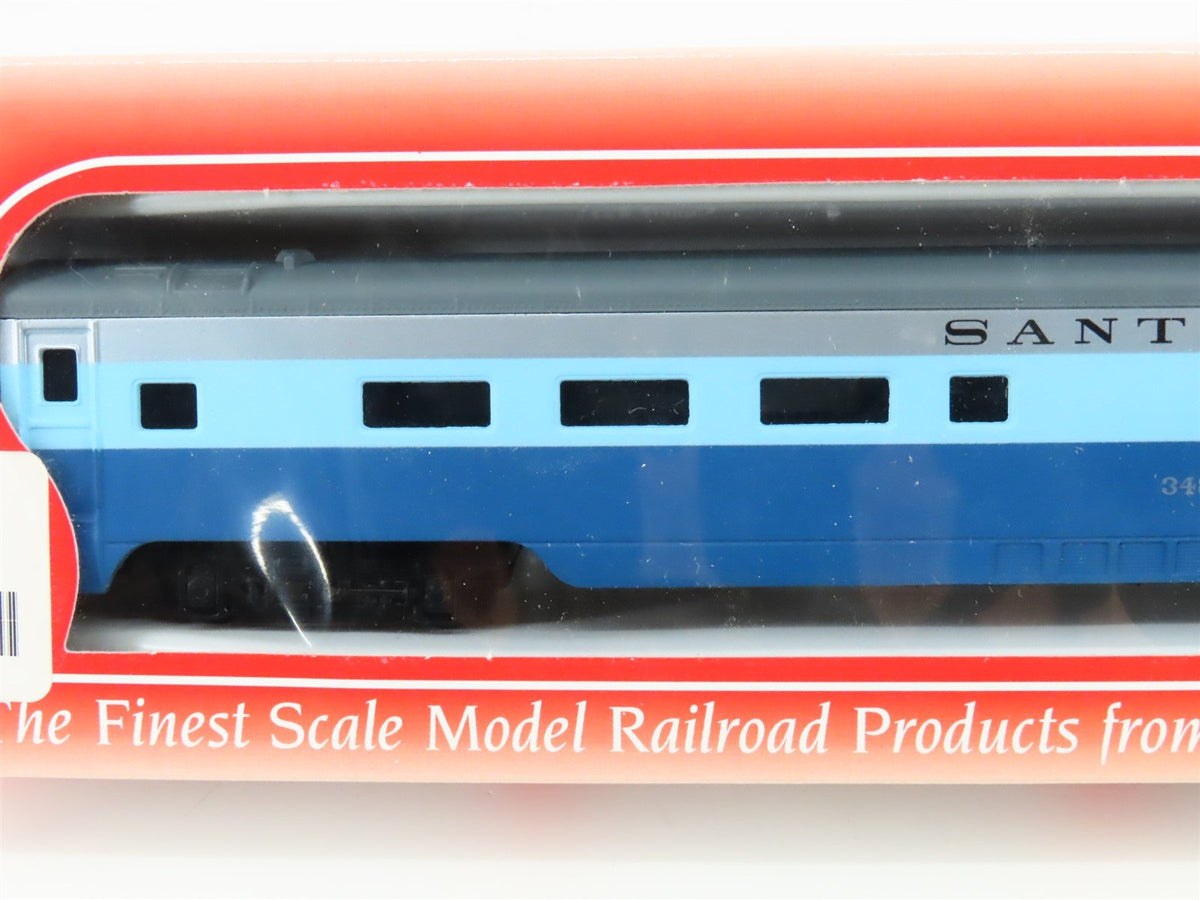LOT of 9 HO IHC Premier Series / AHM ATSF Santa Fe &quot;Blue Goose&quot; Passenger Cars