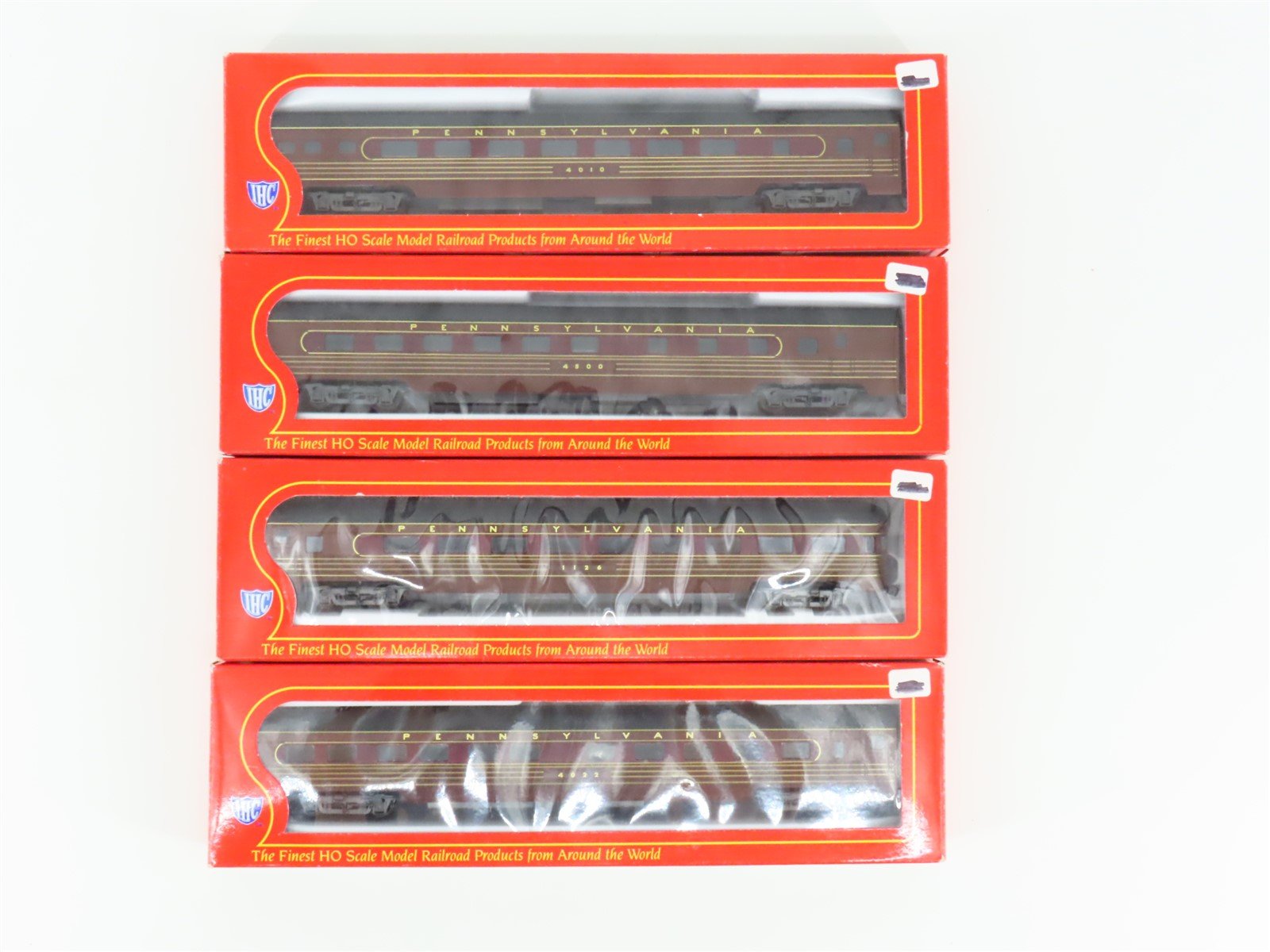 HO Scale IHC PRR Pennsylvania Railroad 4-Car Passenger Set
