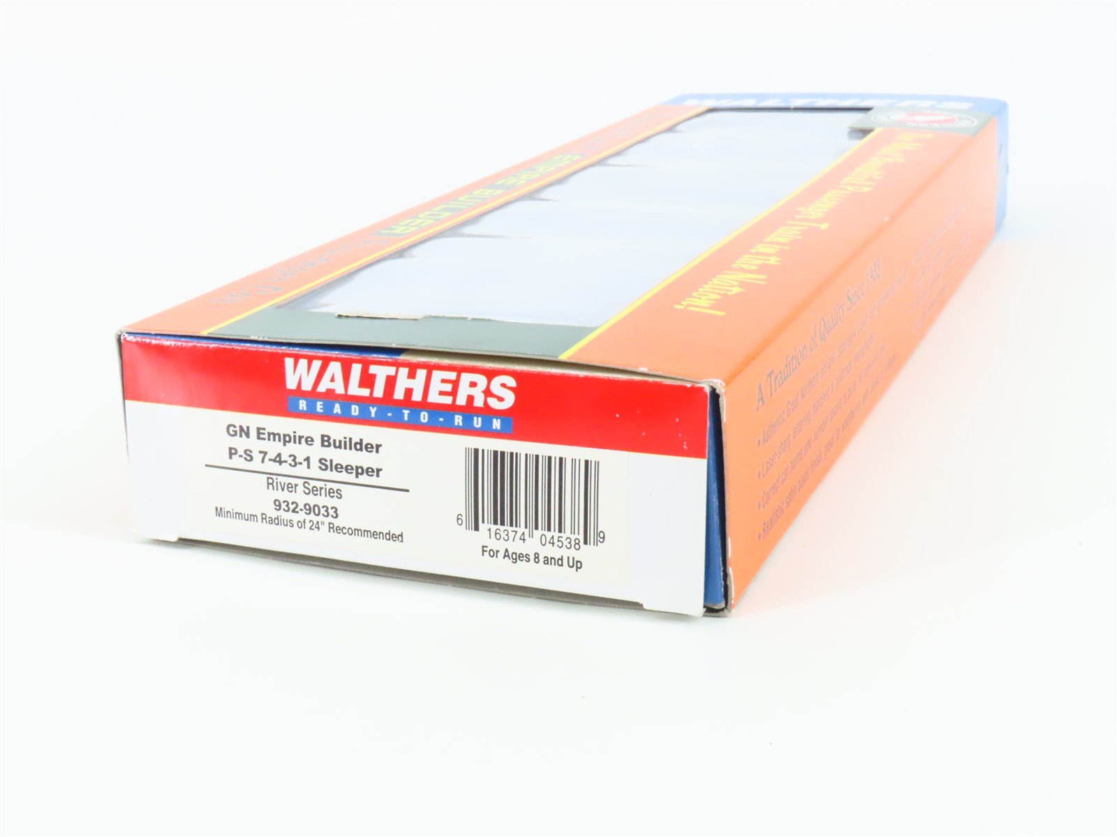 HO Scale Walthers 932-9033 GN Empire Builder P-S 7-4-3-1 Sleeper Passenger