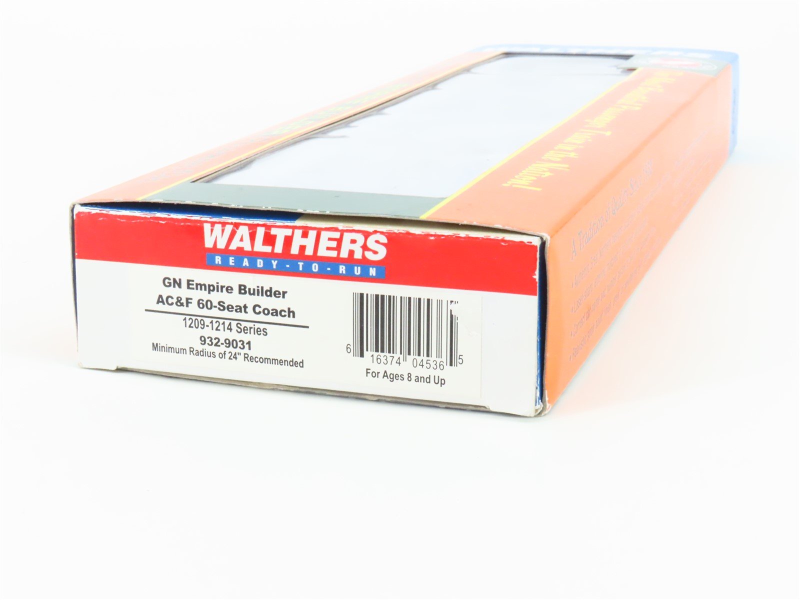 HO Scale Walthers 932-9031 GN Empire Builder AC&F 60-Seat Coach Passenger