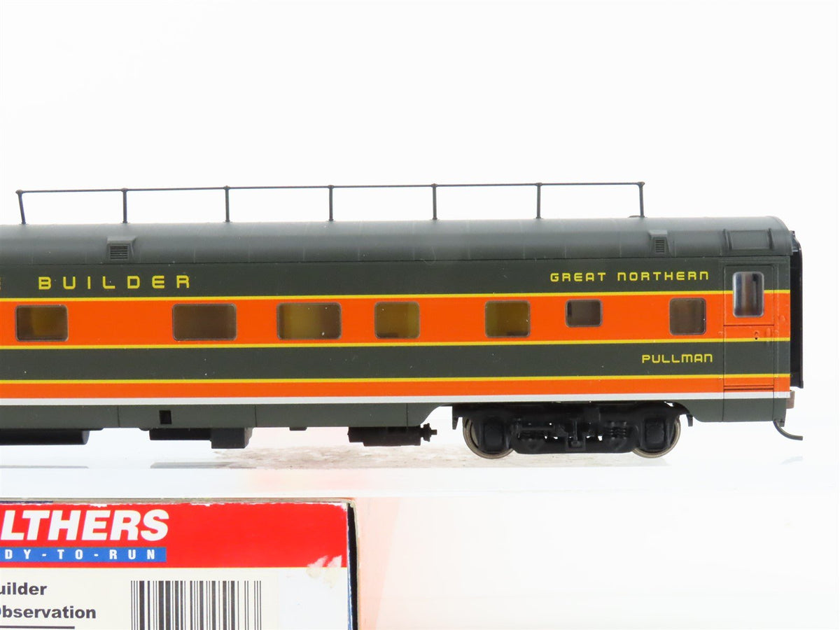 HO Scale Walthers 932-9038 GN Empire Builder 6-4-1 Lounge Observation Passenger