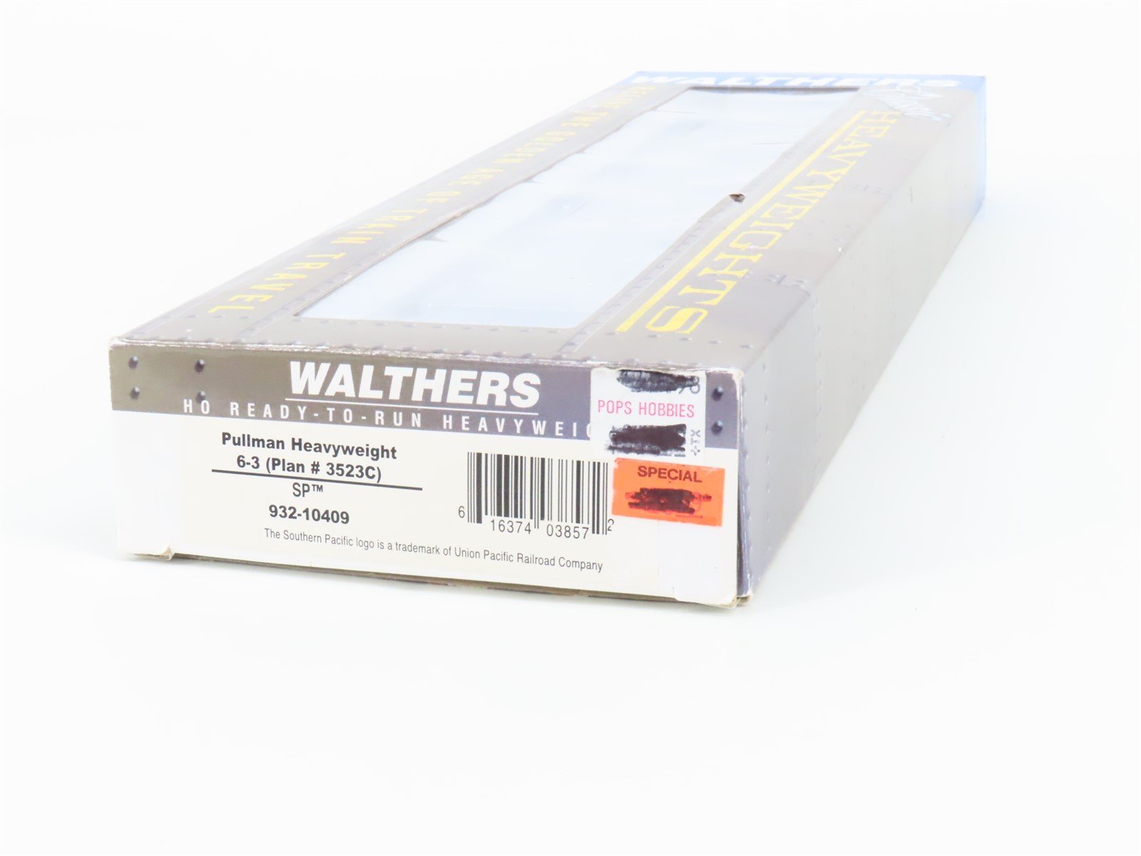 HO Scale Walthers 932-10409 SP Southern Pacific HW 6-3 Sleeper Passenger