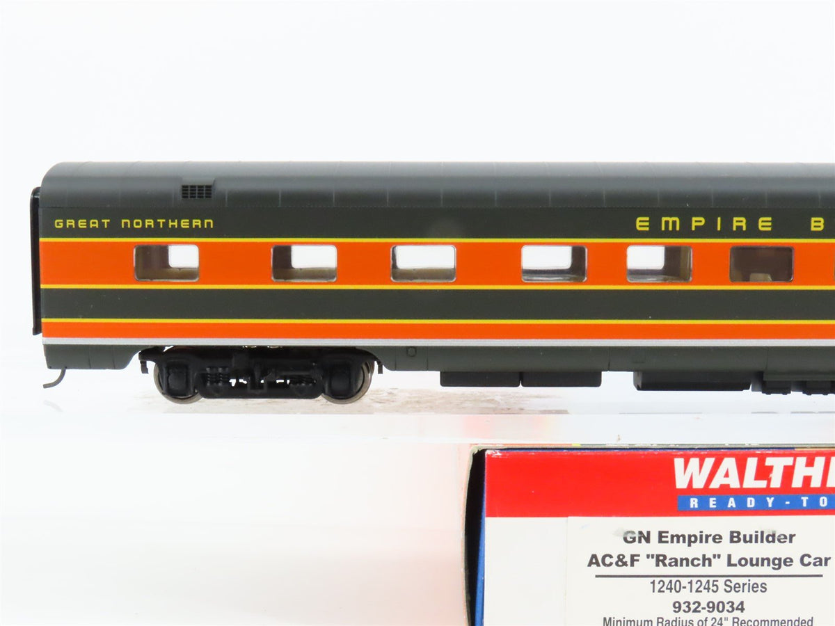 HO Scale Walthers 932-9034 GN Empire Builder AC&amp;F &quot;Ranch&quot; Lounge Passenger