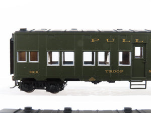 HO Scale Walthers 932-34151 Pullman Troop Sleeper Passenger Car 3-Pack