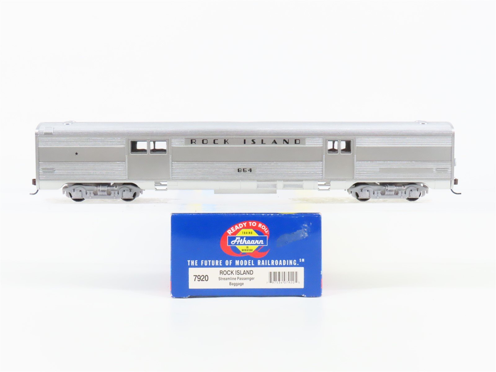 HO Scale Athearn 7920 RI Rock Island Streamline Baggage Passenger #854