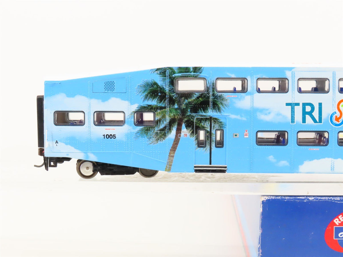 HO Scale Athearn 2565 Tri Rail Bombardier Coach Passenger Car #1005