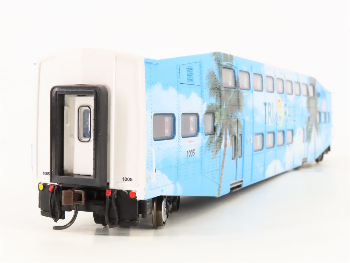 HO Scale Athearn 2565 Tri Rail Bombardier Coach Passenger Car #1005