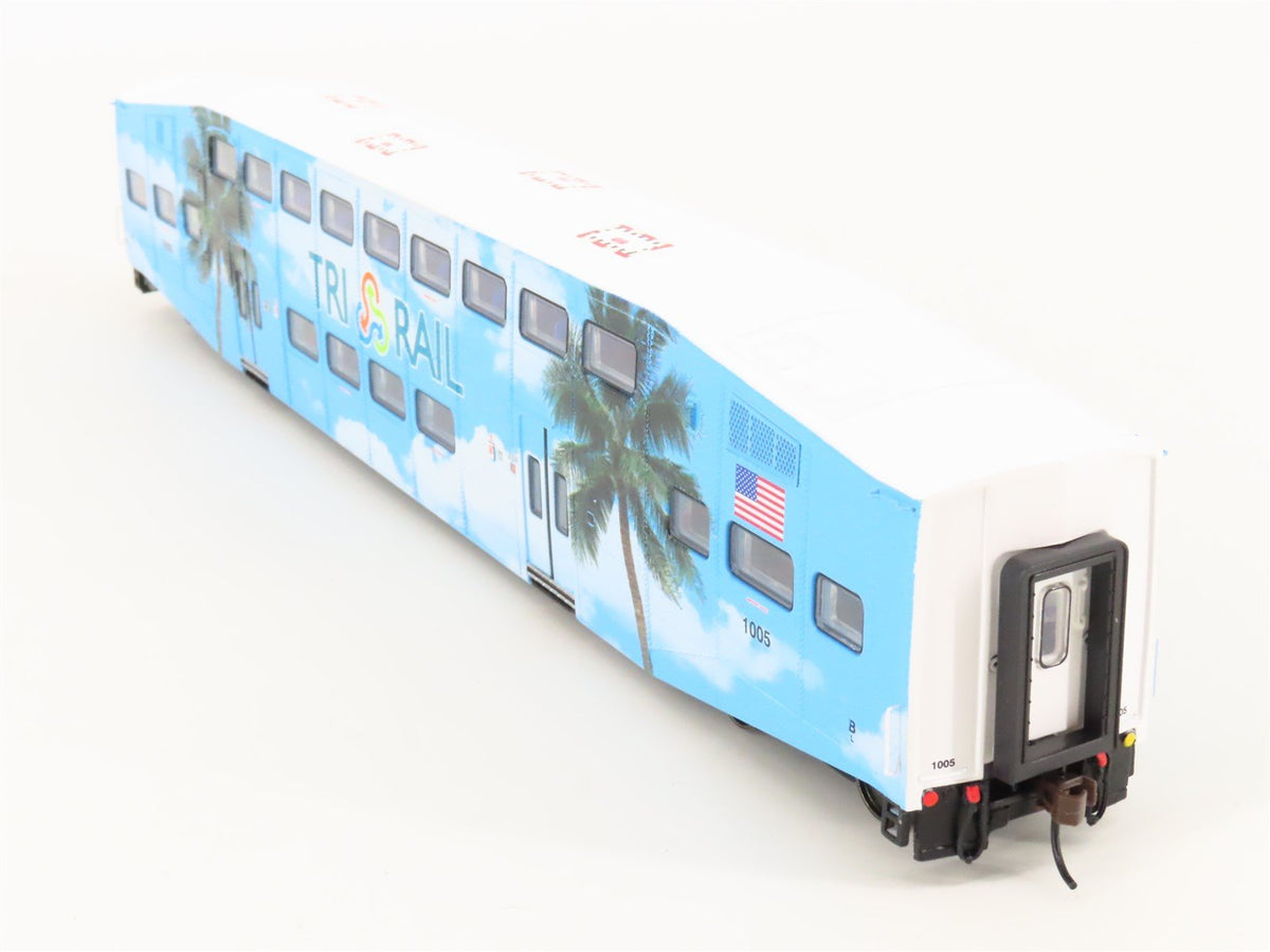 HO Scale Athearn 2565 Tri Rail Bombardier Coach Passenger Car #1005