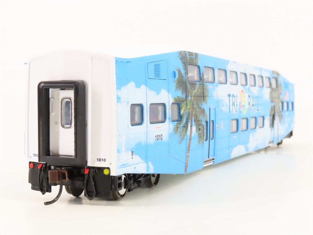 HO Scale Athearn 25706 Tri Rail Bombardier Coach Passenger Car #1010