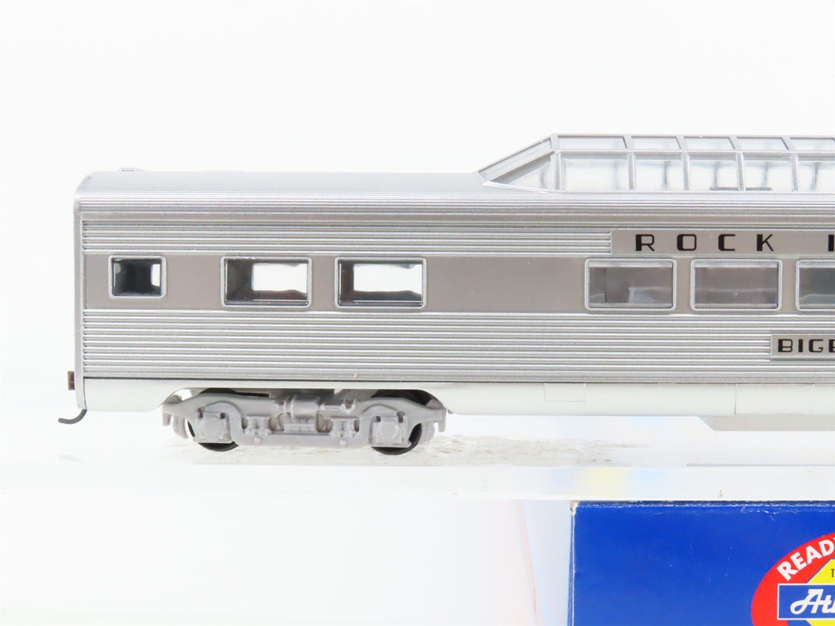 HO Scale Athearn 7923 RI Rock Island Streamline Vista Dome Passenger &quot;Big Ben&quot;