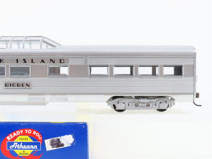 HO Scale Athearn 7923 RI Rock Island Streamline Vista Dome Passenger 