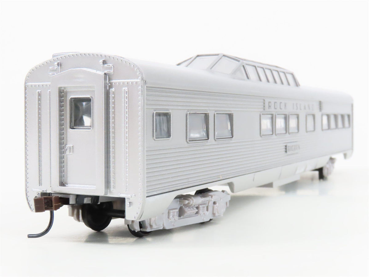 HO Scale Athearn 7923 RI Rock Island Streamline Vista Dome Passenger &quot;Big Ben&quot;