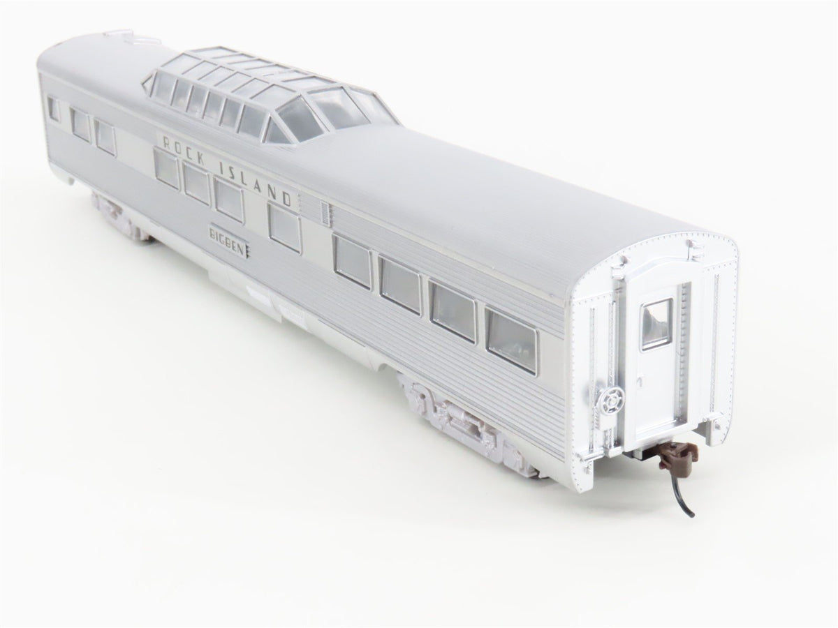HO Scale Athearn 7923 RI Rock Island Streamline Vista Dome Passenger &quot;Big Ben&quot;