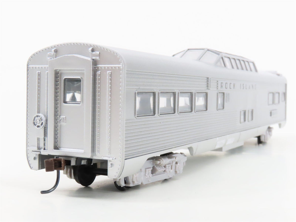 HO Scale Athearn 7923 RI Rock Island Streamline Vista Dome Passenger &quot;Big Ben&quot;