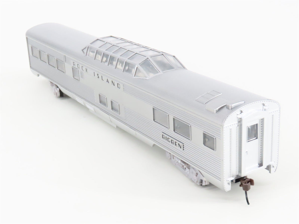 HO Scale Athearn 7923 RI Rock Island Streamline Vista Dome Passenger &quot;Big Ben&quot;