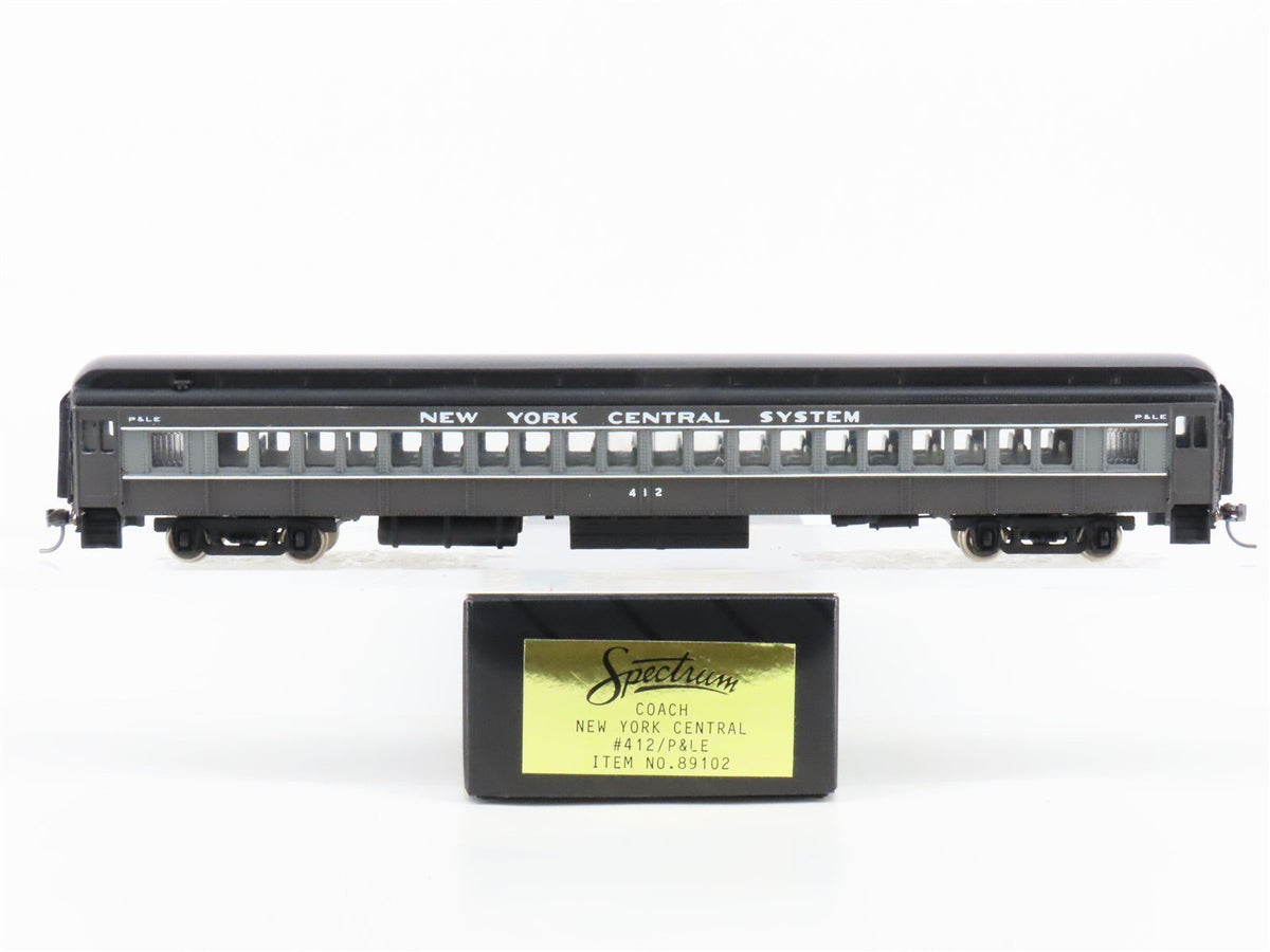 HO Bachmann Spectrum 89102 P&amp;LE New York Central System Coach Passenger #412