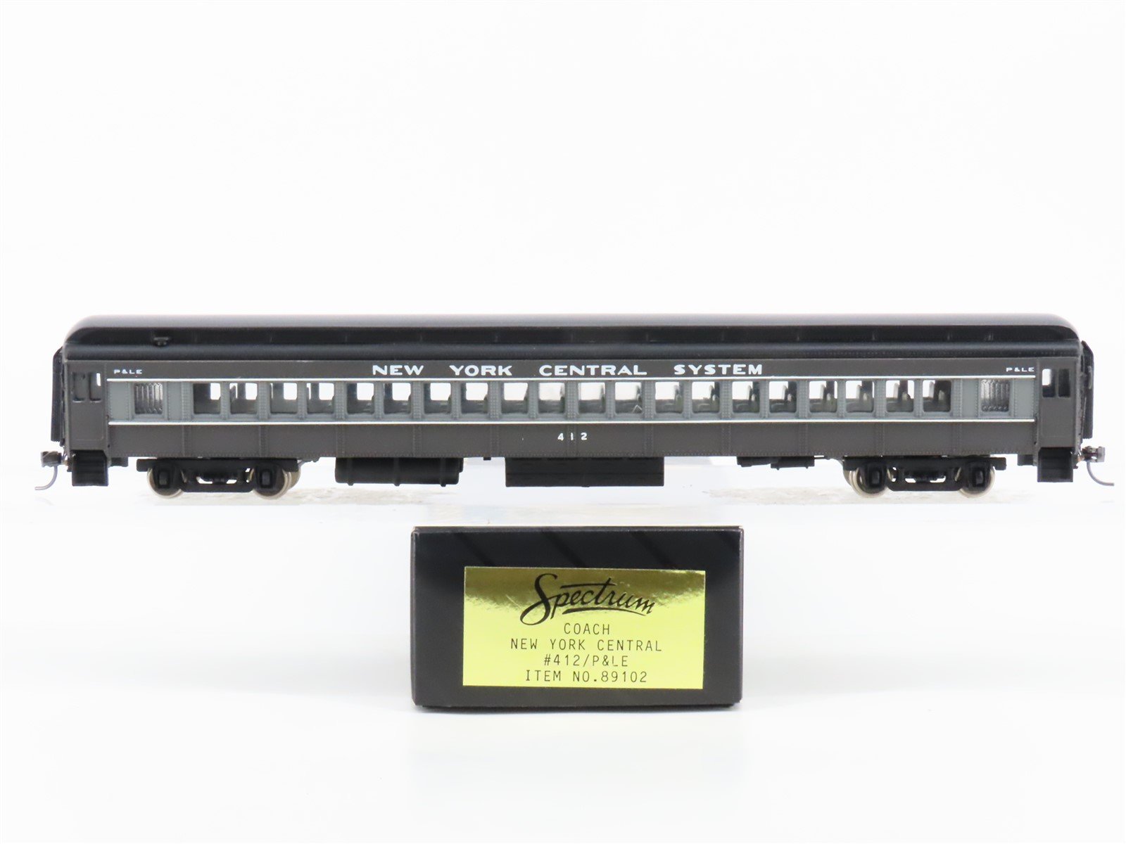 HO Bachmann Spectrum 89102 P&LE New York Central System Coach Passenger #412