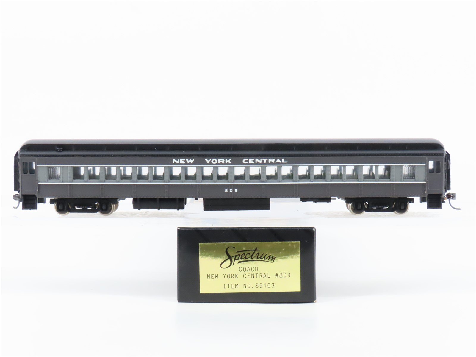 HO Scale Bachmann Spectrum 89103 NYC New York Central Coach Passenger #809