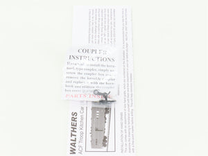 HO Scale Walthers Gold Line 932-4181 ACF Troop Kitchen Car #K-100