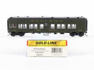 HO Scale Walthers Gold Line 932-4151 Pullman PS Troop Sleeper Passenger #9153