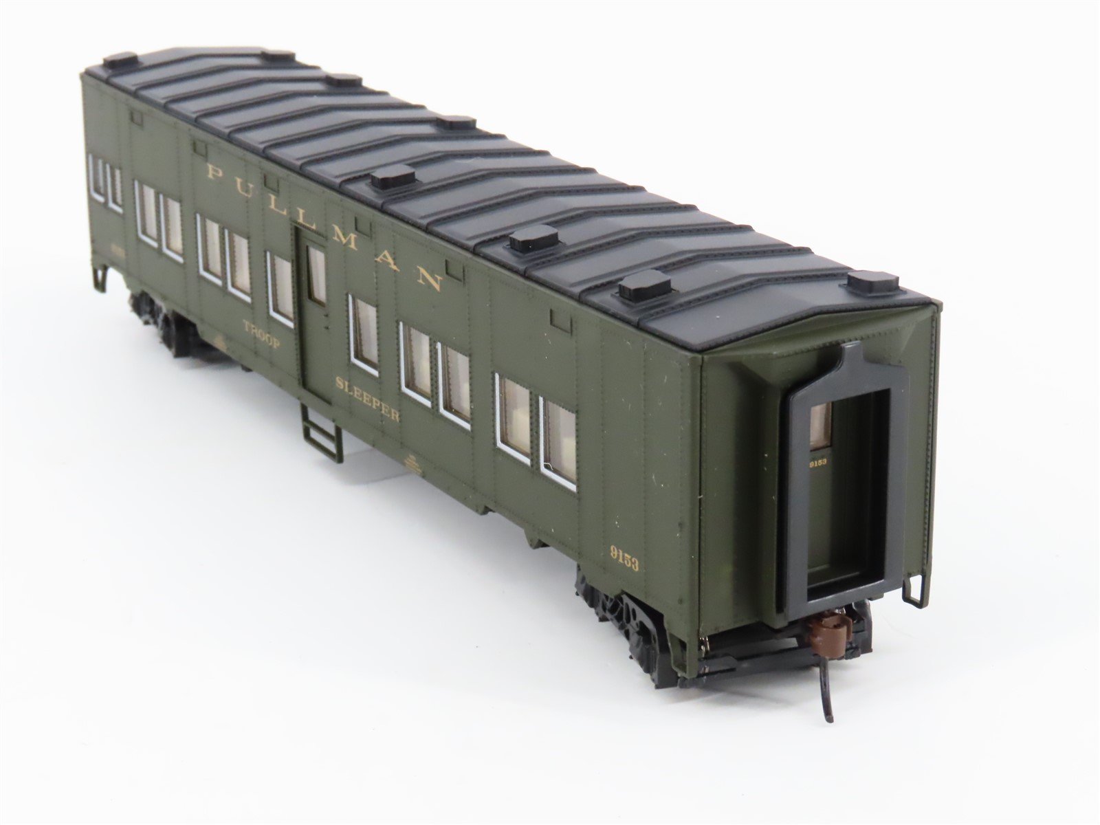 HO Scale Walthers Gold Line 932-4151 Pullman PS Troop Sleeper Passenger #9153