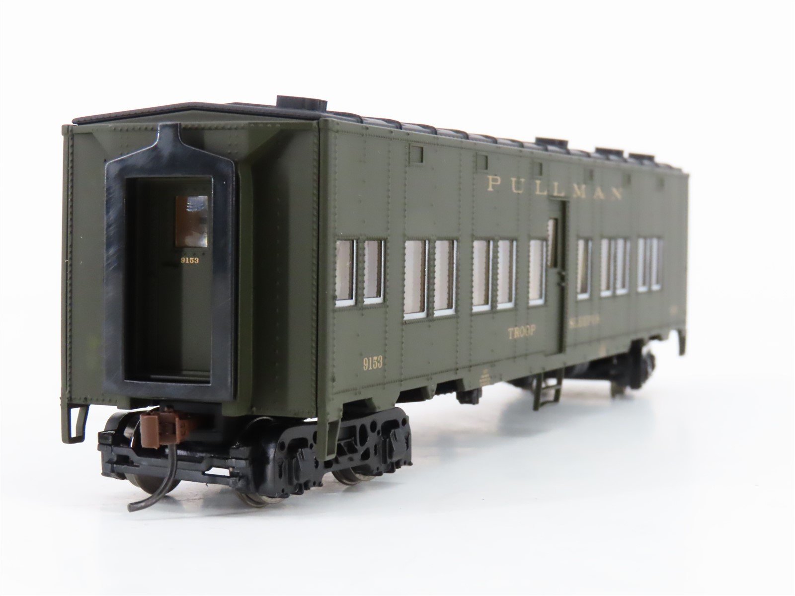 HO Scale Walthers Gold Line 932-4151 Pullman PS Troop Sleeper Passenger #9153