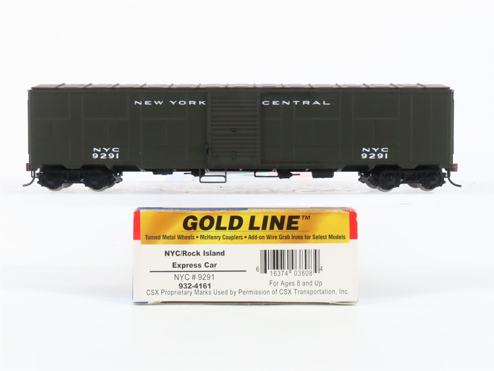HO Scale Walthers Gold Line 932-4161 NYC New York Central Express Box Car #9291