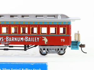 HO Bachmann Silver Series 16601 Ringling Bros Barnum & Bailey Coach Passenger 75