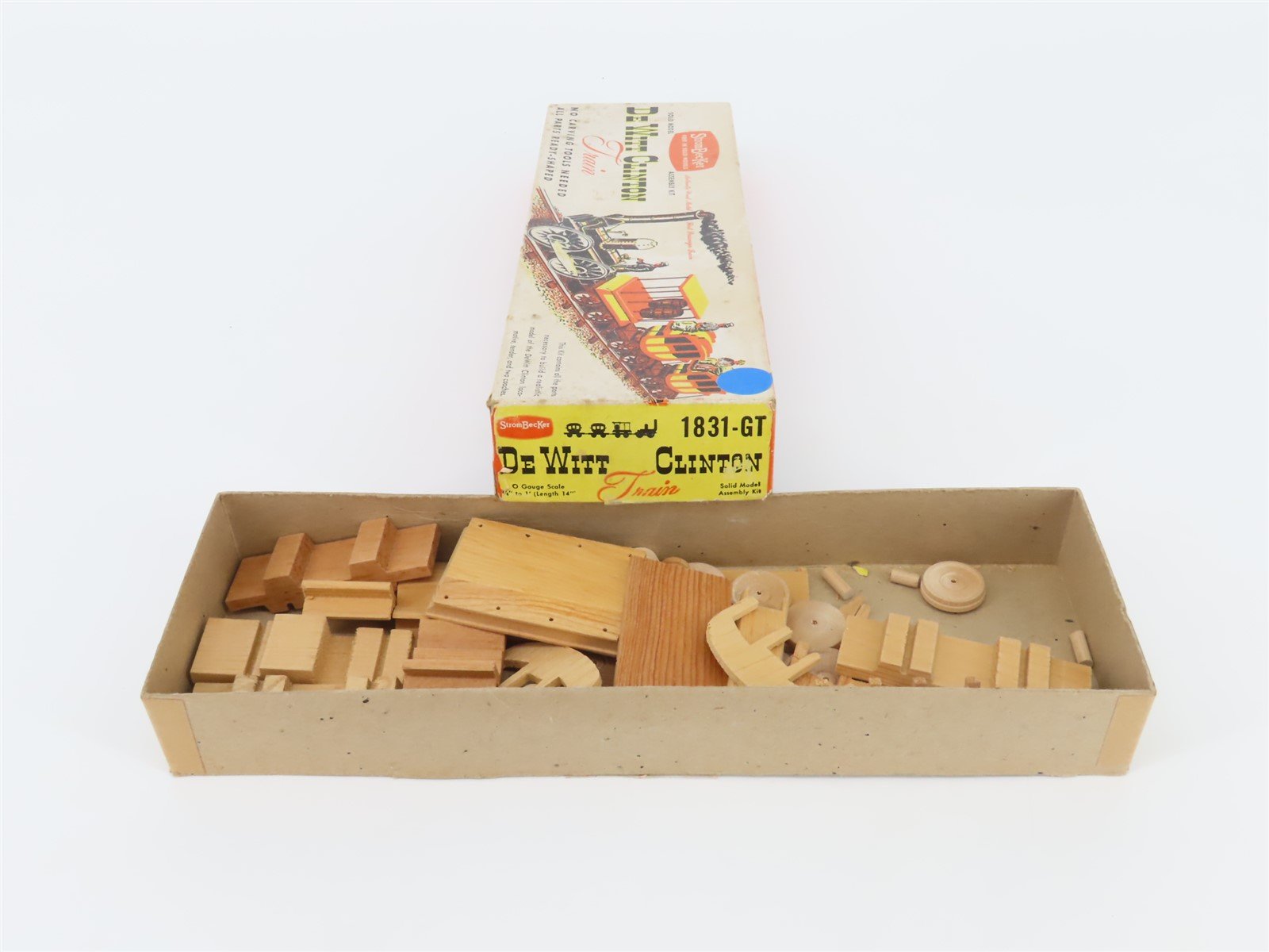 O Scale StromBecKer Kit #1831GT Undecorated DeWitt Clinton Steam - STATIC MODEL
