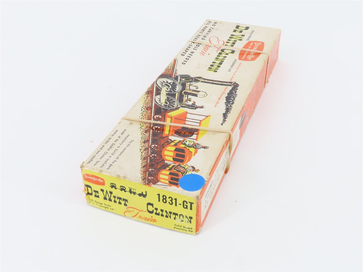 O Scale StromBecKer Kit #1831GT Undecorated DeWitt Clinton Steam - STATIC MODEL