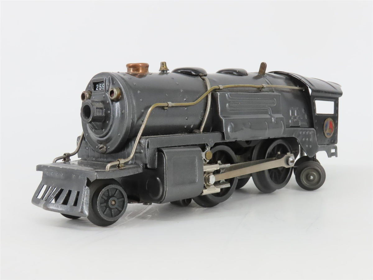 O Gauge 3-Rail Lionel Lines Tinplate 259 Prewar 2-4-2 Steam - Repainted