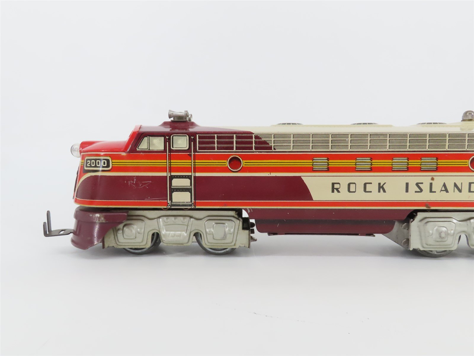 O Gauge 3-Rail Unique Art RI Rock Island F Unit A/A Diesel Locomotive Set