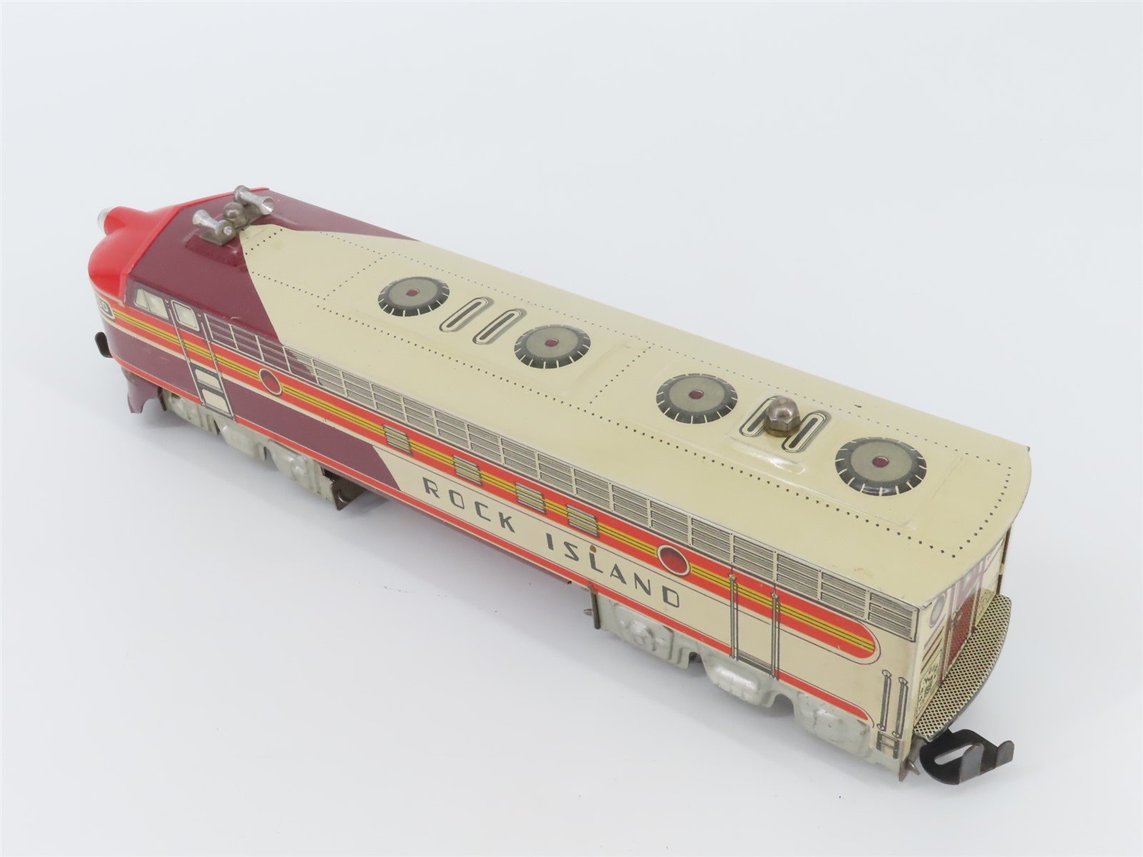 O Gauge 3-Rail Unique Art RI Rock Island F Unit A/A Diesel Locomotive Set