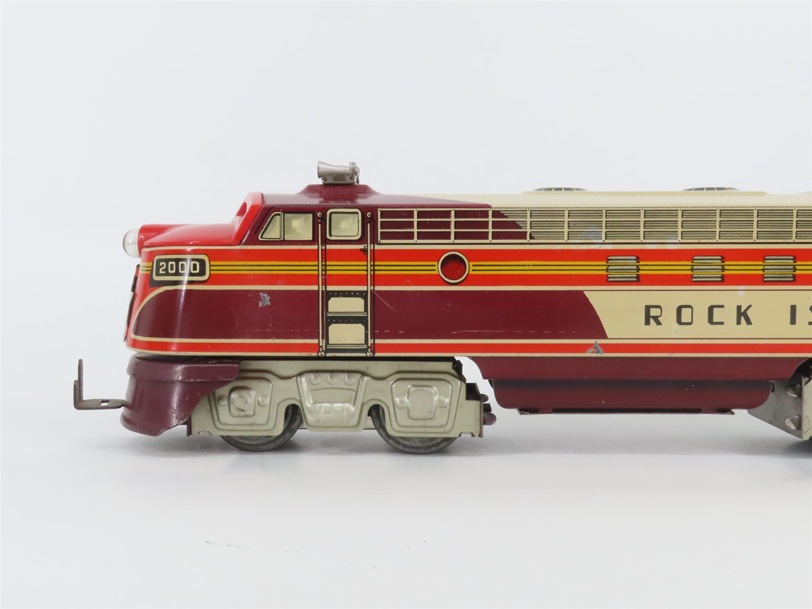 O Gauge 3-Rail Unique Art RI Rock Island F Unit A/A Diesel Locomotive Set